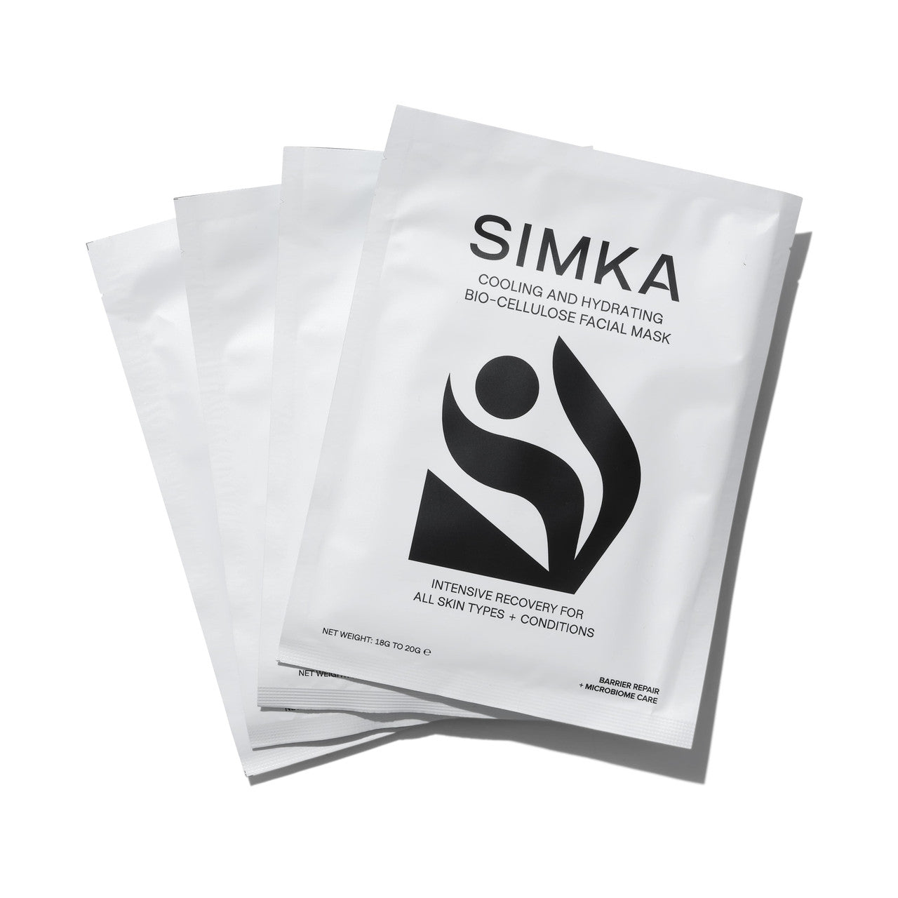 Simka Bio-Cellulose Facial Mask (4 Pack)