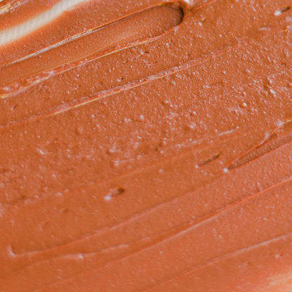 Close up of the ruby face mask texture 