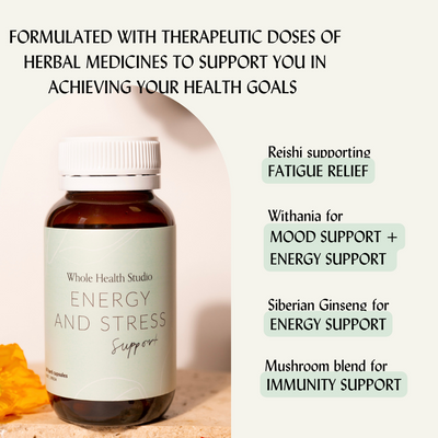 Energy & Stress Support capsules